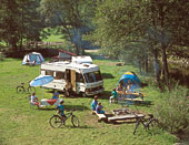 Camping in den Sommerferien in Bayern